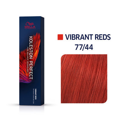 Wella Koleston Perfect Vibrant Reds 77/44 - official product photo
