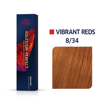 Wella Koleston Perfect Vibrant Reds 8/34 - official product photo