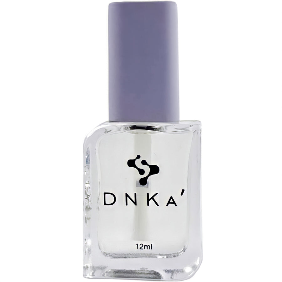 DNKa dehydrator bottle 12ml with purple cap and clear glass, label with 12ml