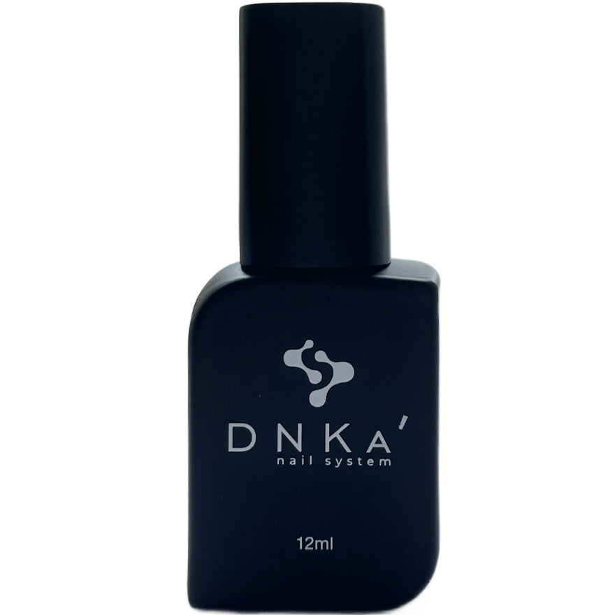 DNKa No Wipe Top Coat nail polish bottle, 12 ml, dark blue-black