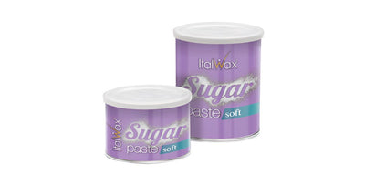 Italwax Sugar Paste Soft wax tub, purple label, two sizes