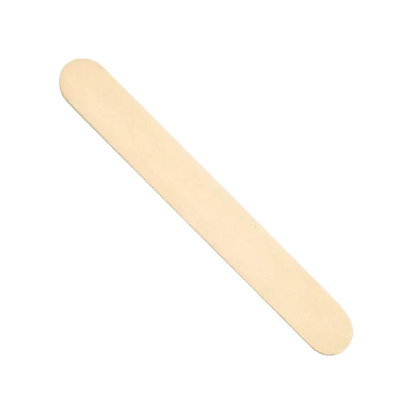 Small disposable wooden wax spatulas