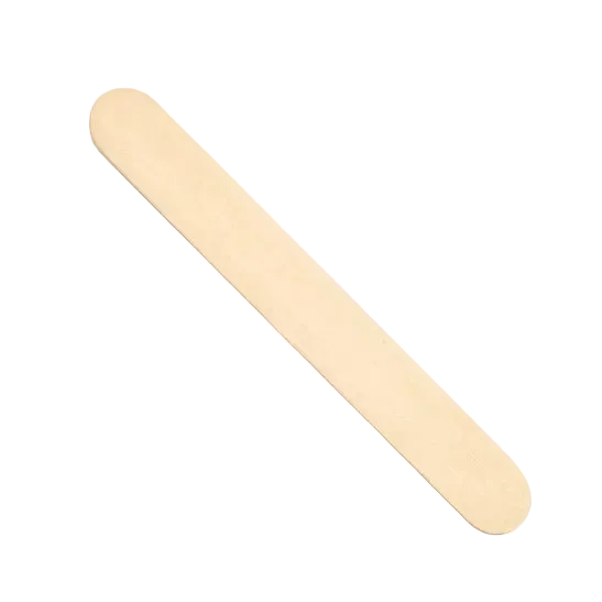 Small disposable wooden wax spatulas