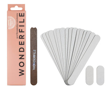 WonderFile Wooden Base Manicure Starter Kit