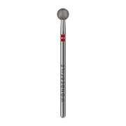 WonderFile nail drill bit, ball sanding head with red collar and metal shaft