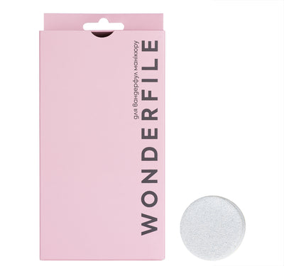 WonderFile buff file disc set for pedicure, 20 mm; pack with one disc