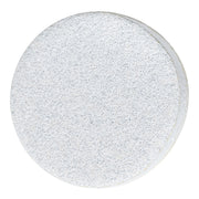 Pedicure buff disc, round light gray abrasive surface