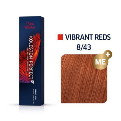Wella Koleston Perfect Vibrant Reds 8/43 - official product photo