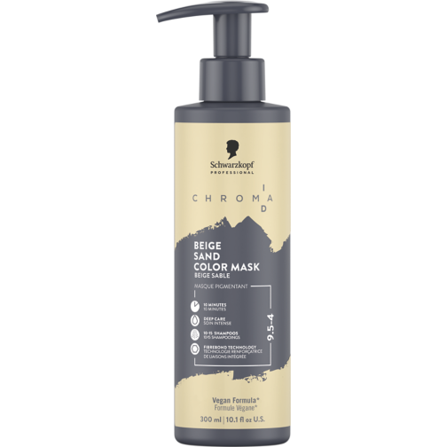 Schwarzkopf Chromaid Toning Mask 9.5/4 Beige Arena — Hair Mask, 300 ml