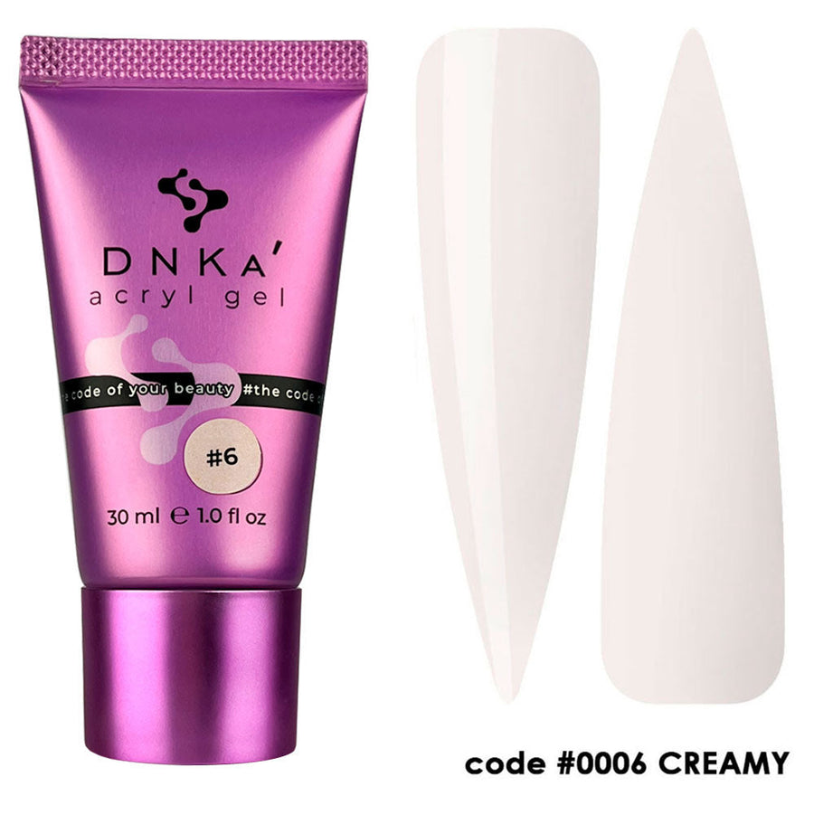 DNKa acrylic gel in 30 ml tube, code #0006 Creamy