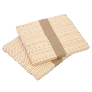 Wooden wax spatulas for facial waxing