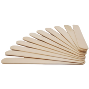 Pack of 100 large wooden wax spatulas