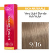 Wella Color Touch Rich Naturals 9/16 — тонирующая краска, 60 мл