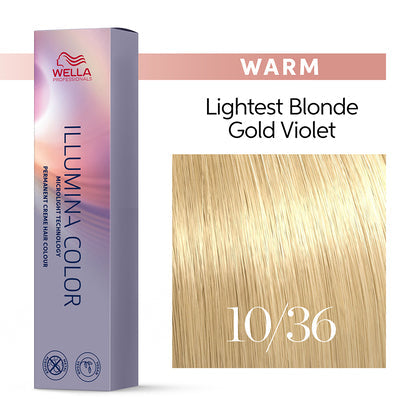 Wella Illumina Color 10/36 - official product photo